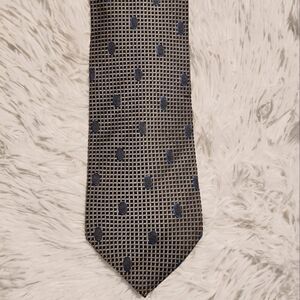 Pierre Balmain Silk Tie Gray Blue